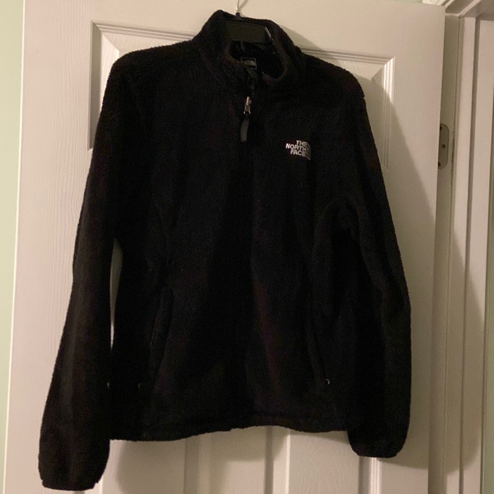 The North Face Black Fleece Jacket. Size Large